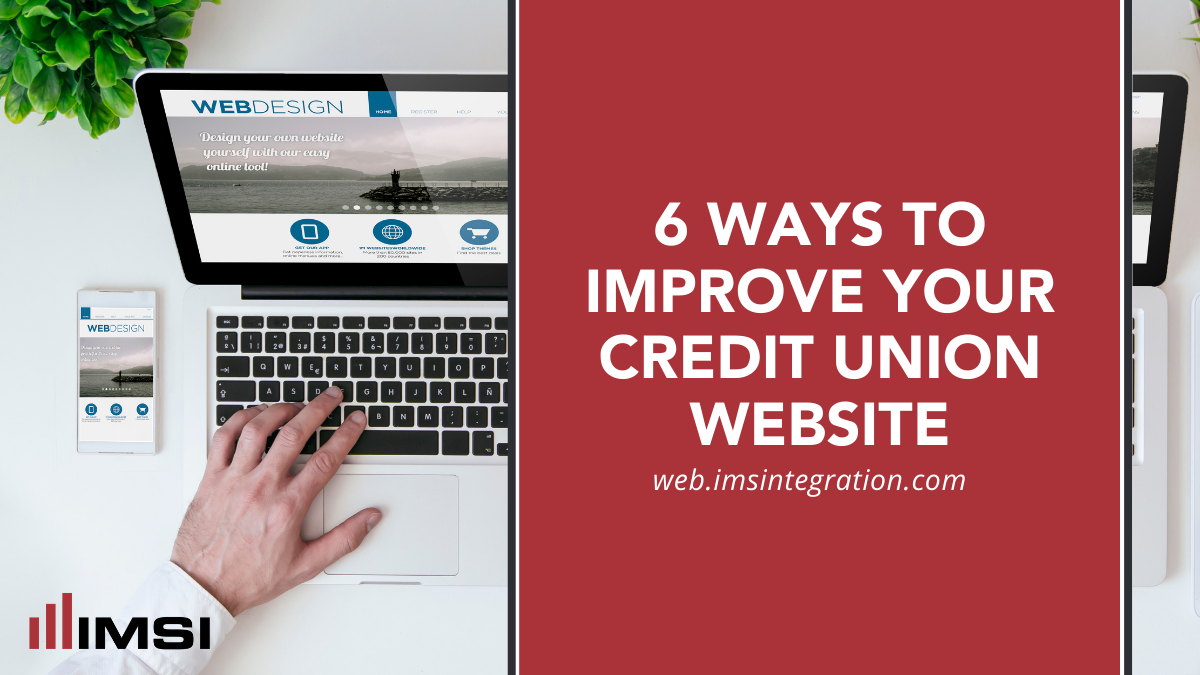 improve your credit union website